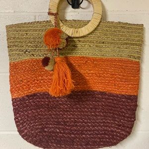 👛 Multi-tone Jute Bag 👛